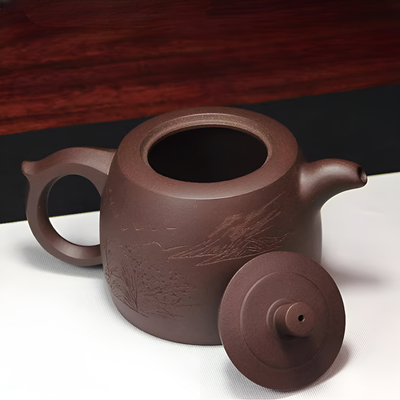 Chinesische Ton-Teekanne