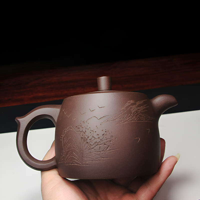 Chinesische Ton-Teekanne