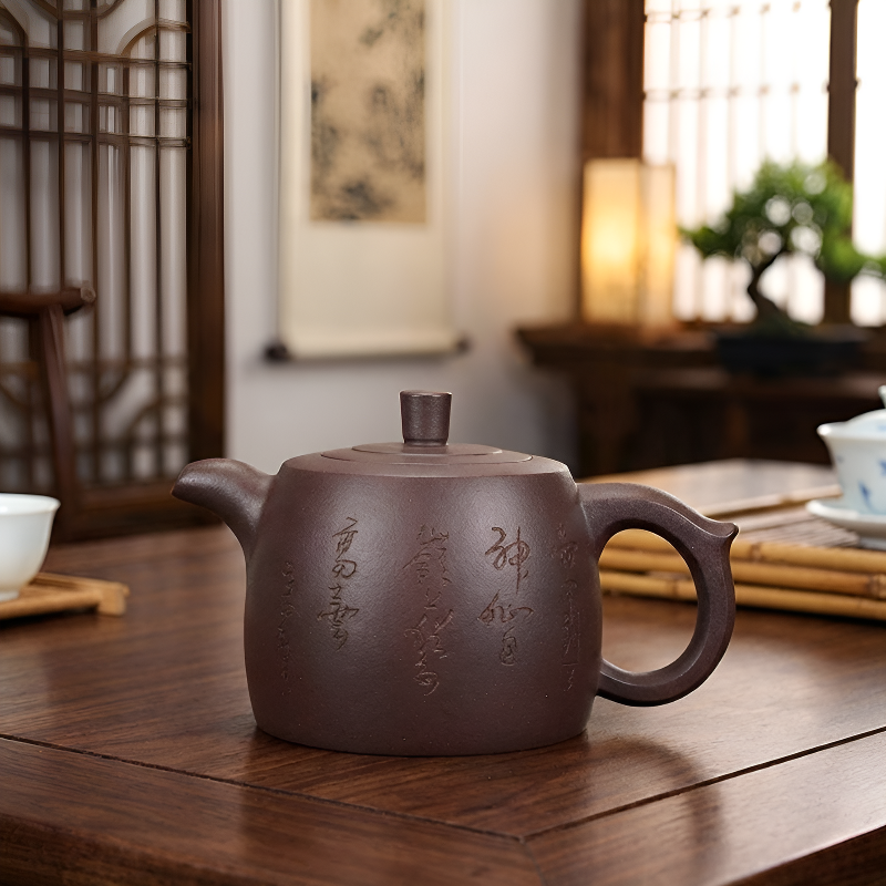 Chinesische Ton-Teekanne
