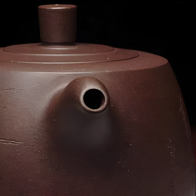 Chinesische Ton-Teekanne