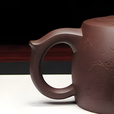 Chinesische Ton-Teekanne