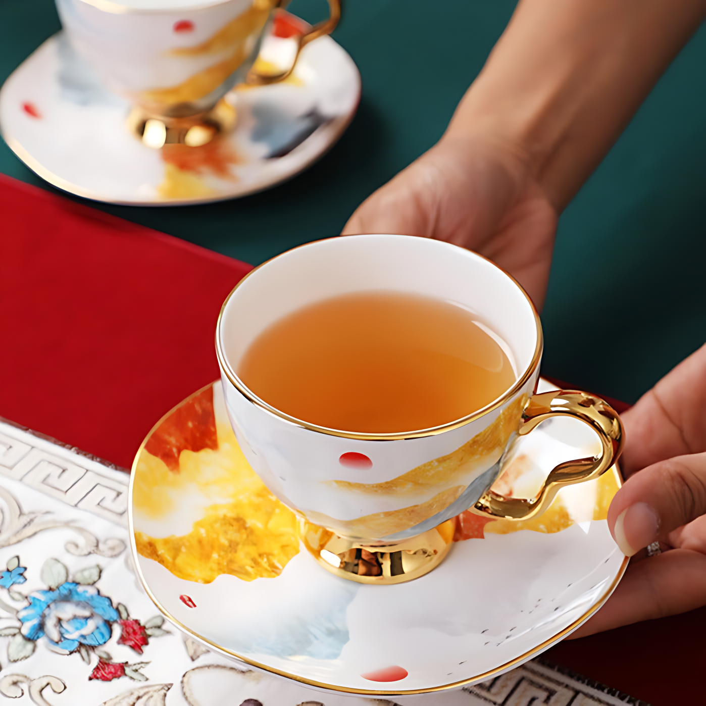 Chinesisches Altes Teeservice Porzellan