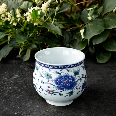 Chinesisches blaues Porzellan Teeset