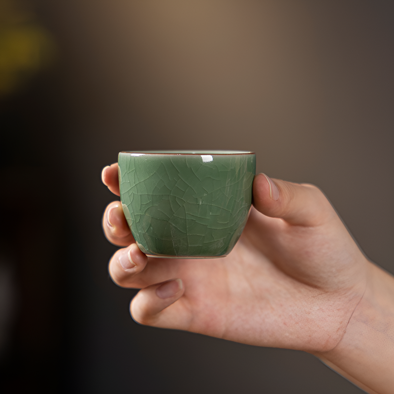 Chinesisches Porzellan Teeset grün