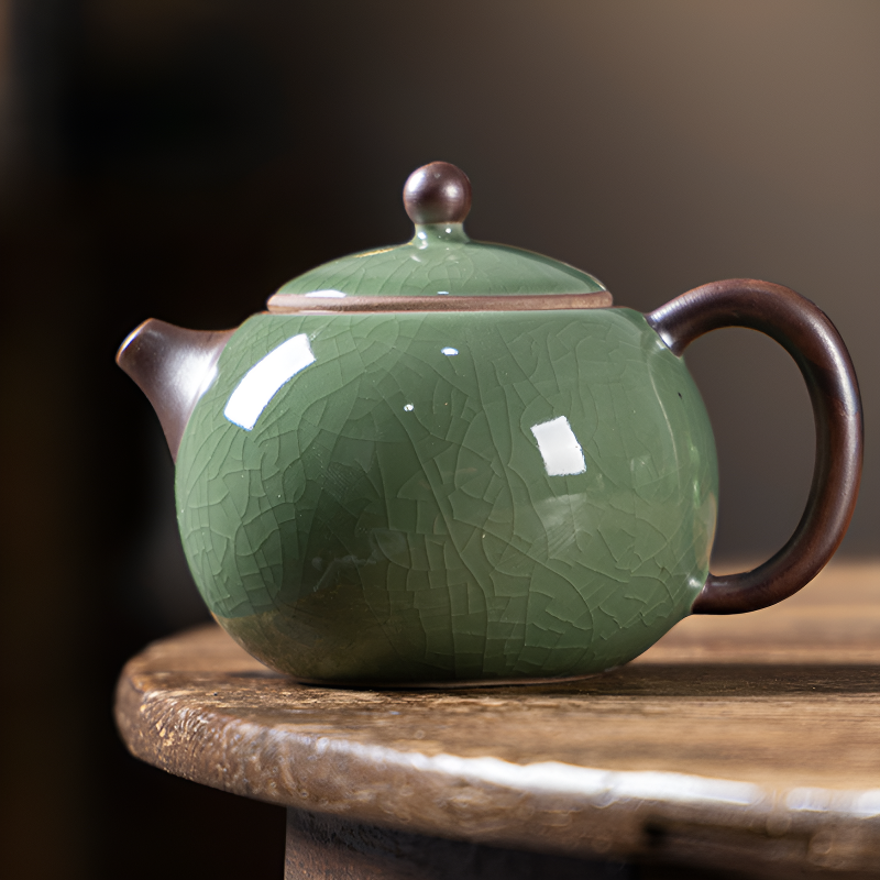 Chinesisches Porzellan Teeset grün