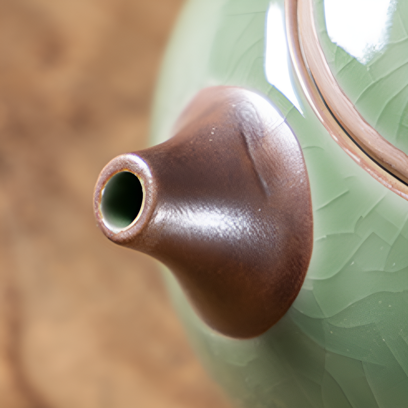 Chinesisches Porzellan Teeset grün