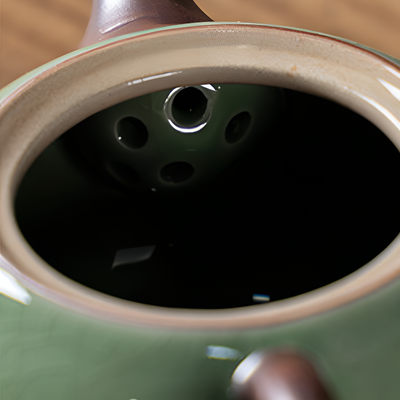 Chinesisches Porzellan Teeset grün