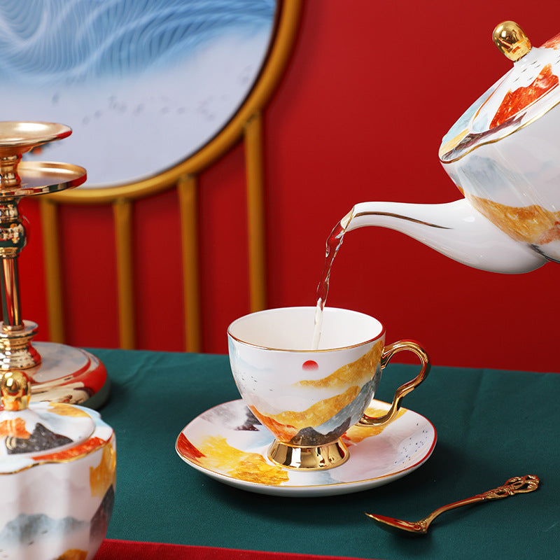 Chinesisches Teeservice Porzellan