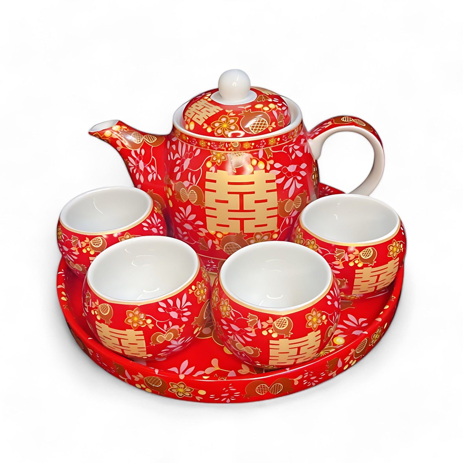 Chinesisches Teeservice traditionelle hochzeit