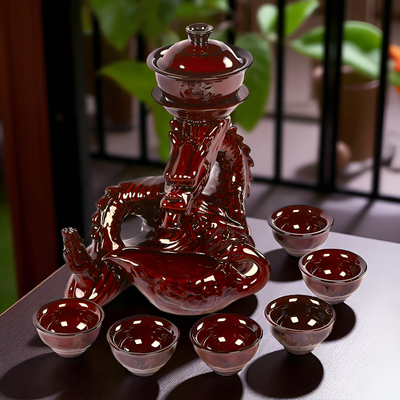 Chinesisches Teeset Drache