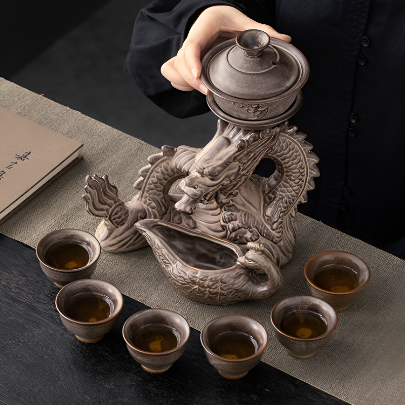 Chinesisches Teeset Drache