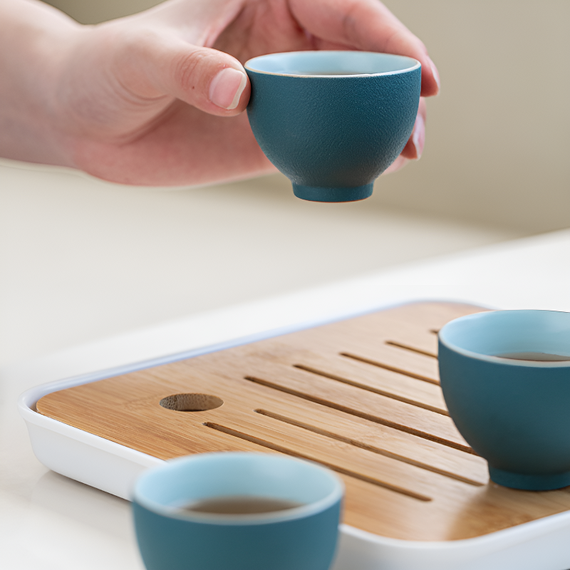 Chinesisches Teeset grün