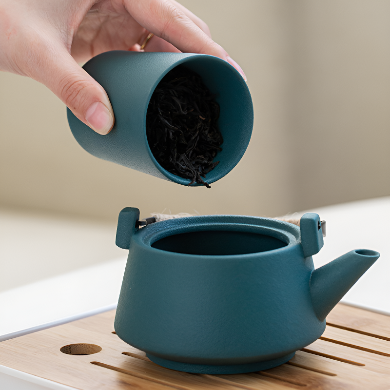 Chinesisches Teeset grün