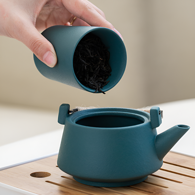 Chinesisches Teeset grün