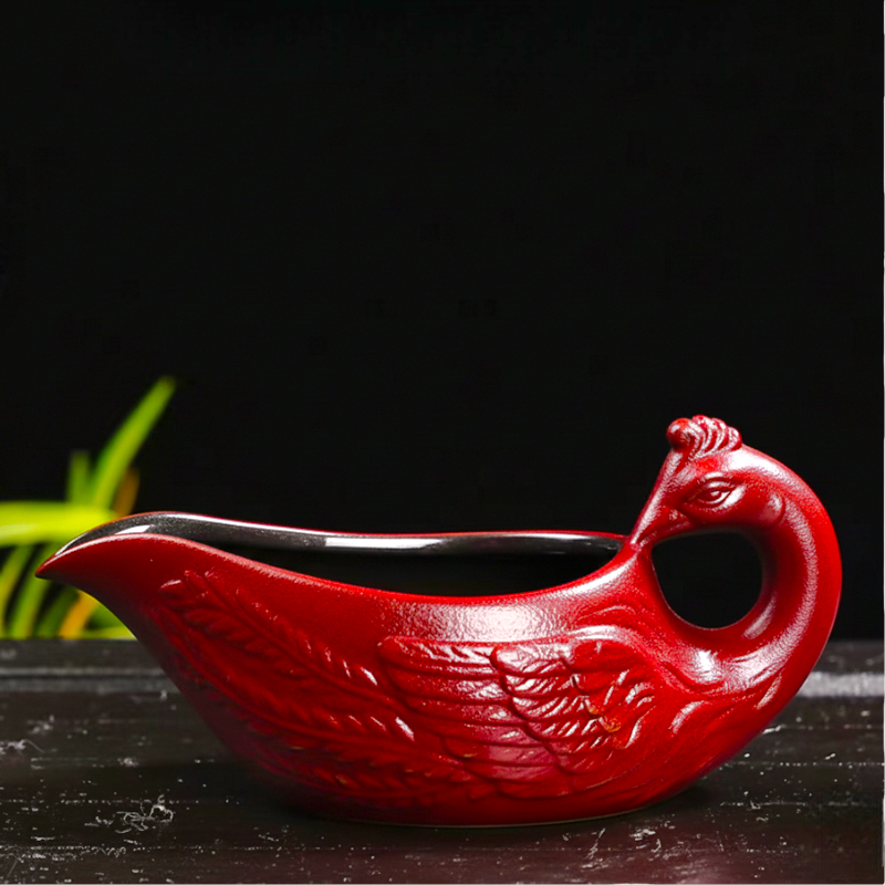 Chinesisches Teeset roter Drache