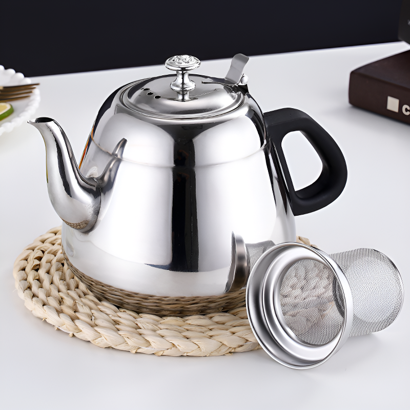 Design Edelstahl Teekanne