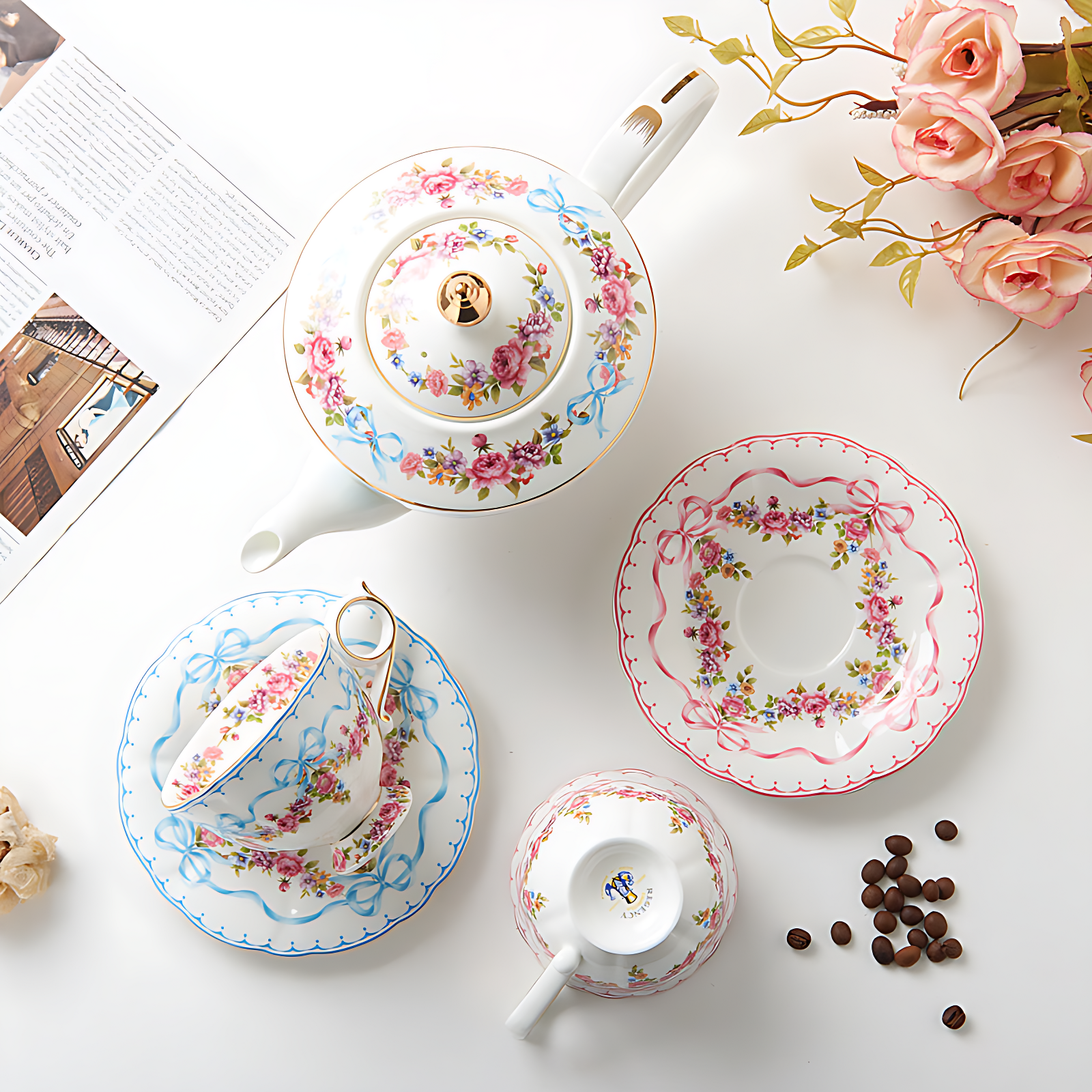 Design Teekanne Porzellan