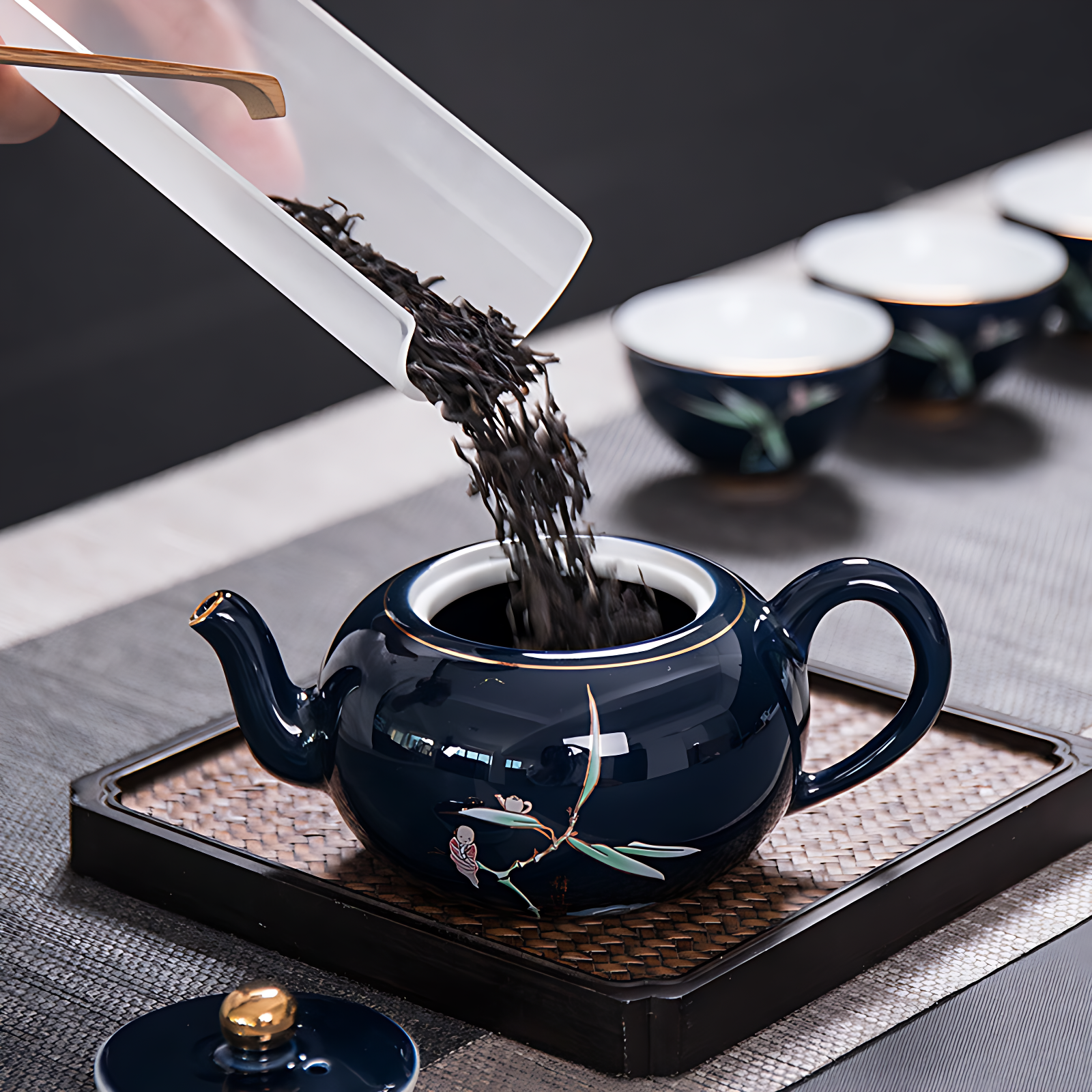 Designer Teekanne Porzellan