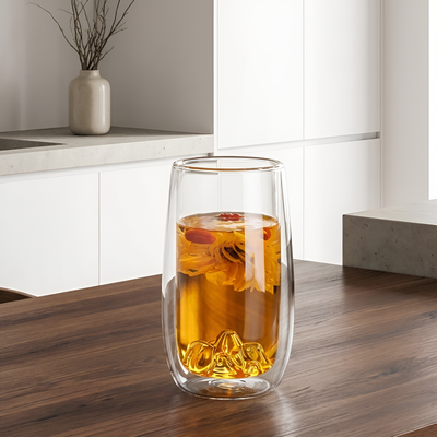 Doppelwandiges Teeglas