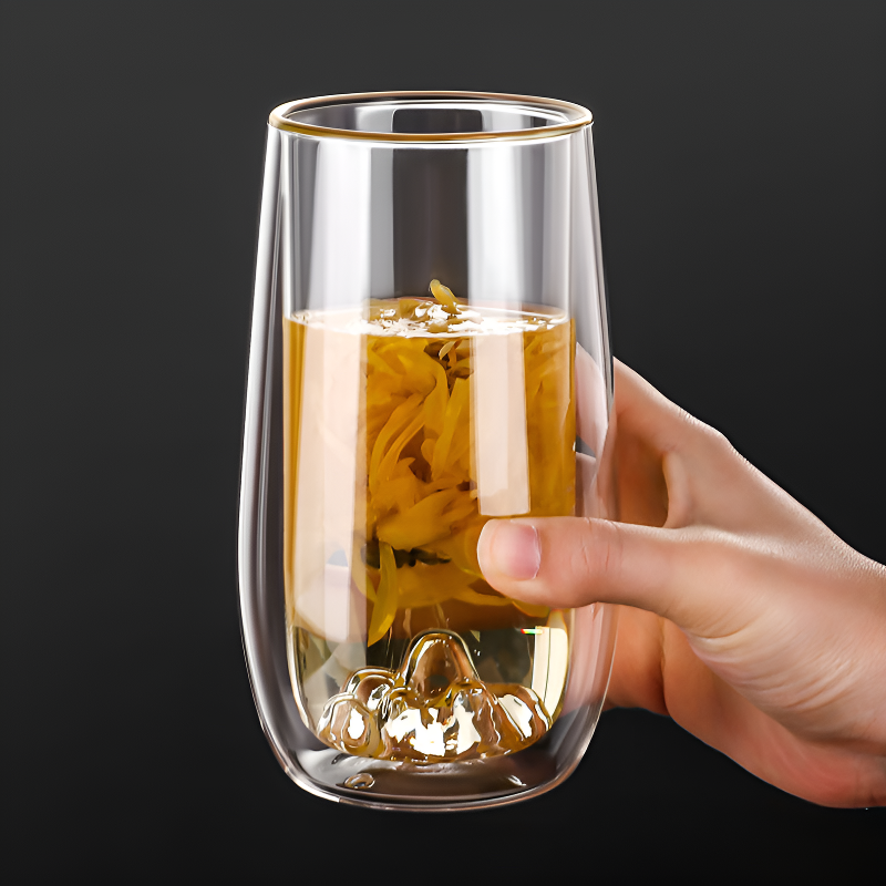 Doppelwandiges Teeglas