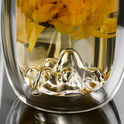 Doppelwandiges Teeglas
