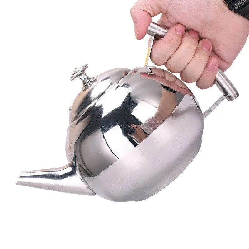 Edelstahl Infusor Teekanne