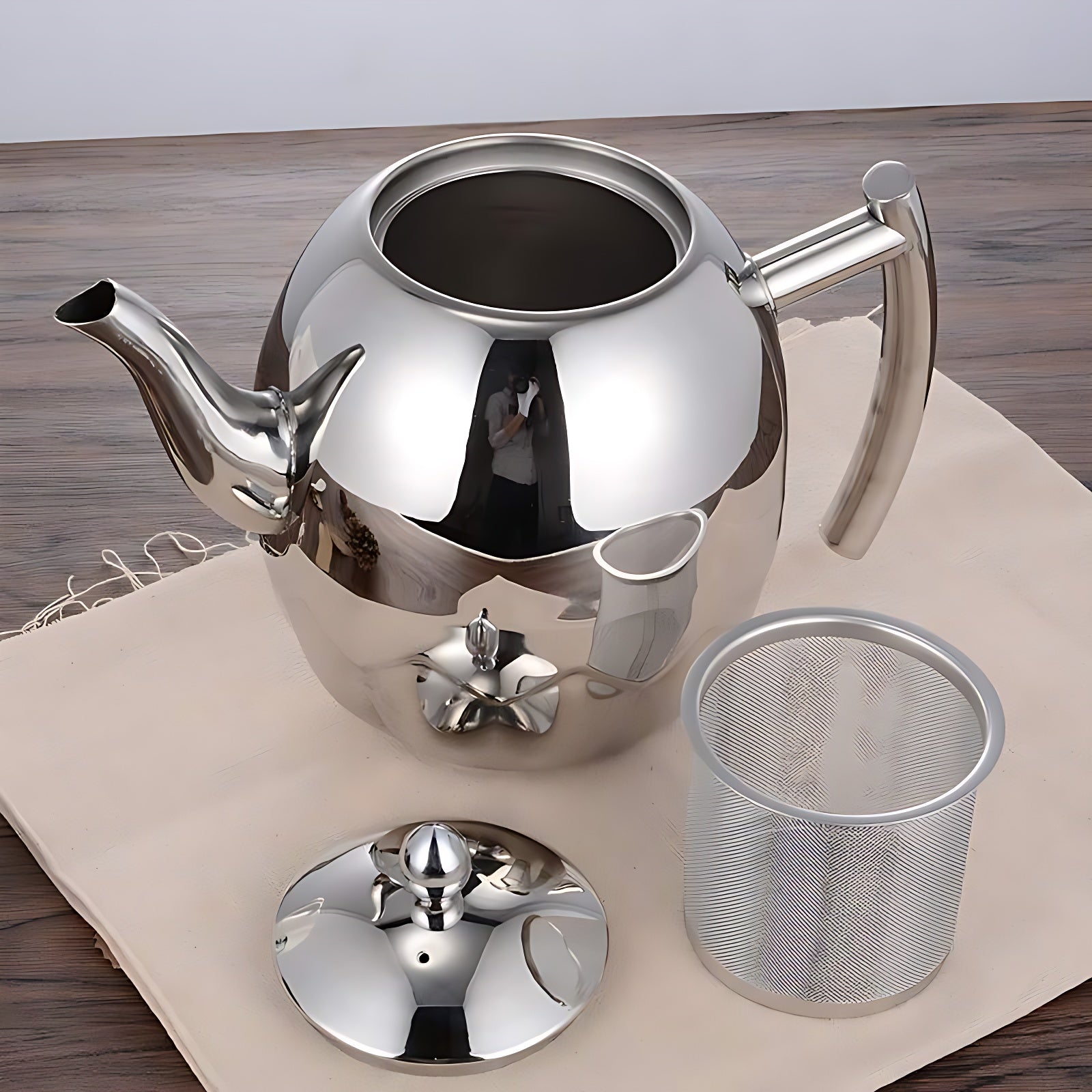 Edelstahl Siebeinsatz Teekanne