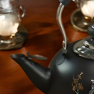 Edelstahl Teekanne 1,5l