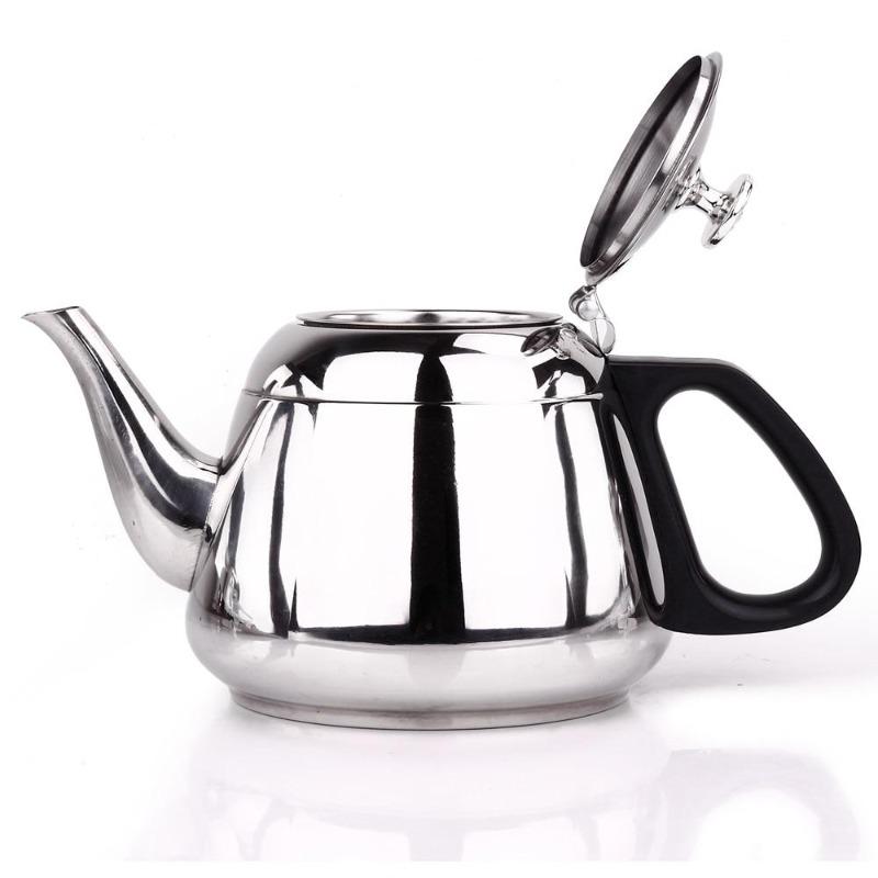 Edelstahl Teekanne 2 l