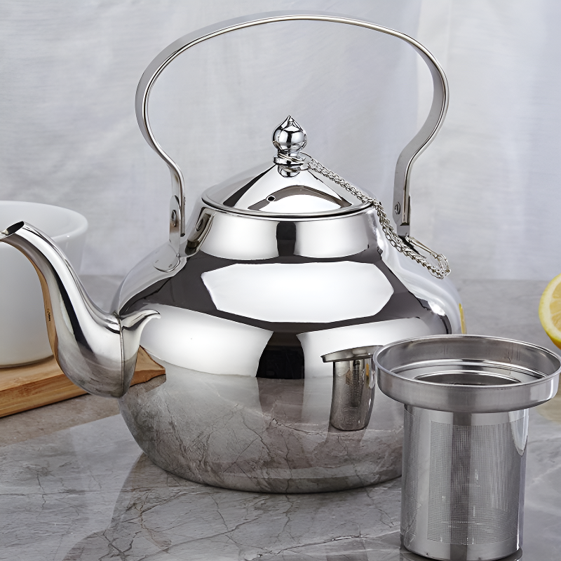 Edelstahl Teekanne für Minztee