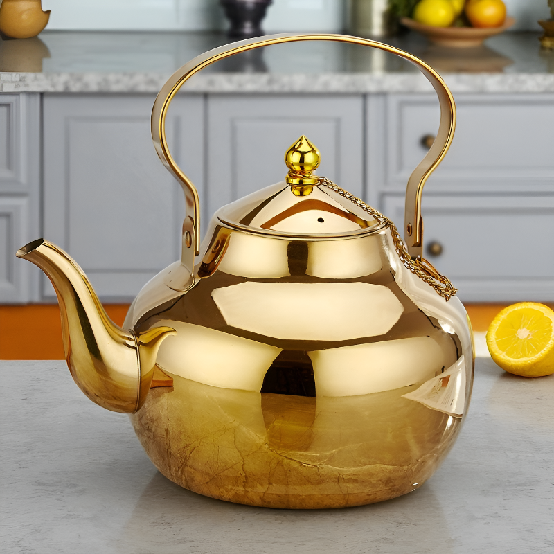 Edelstahl Teekanne für Minztee