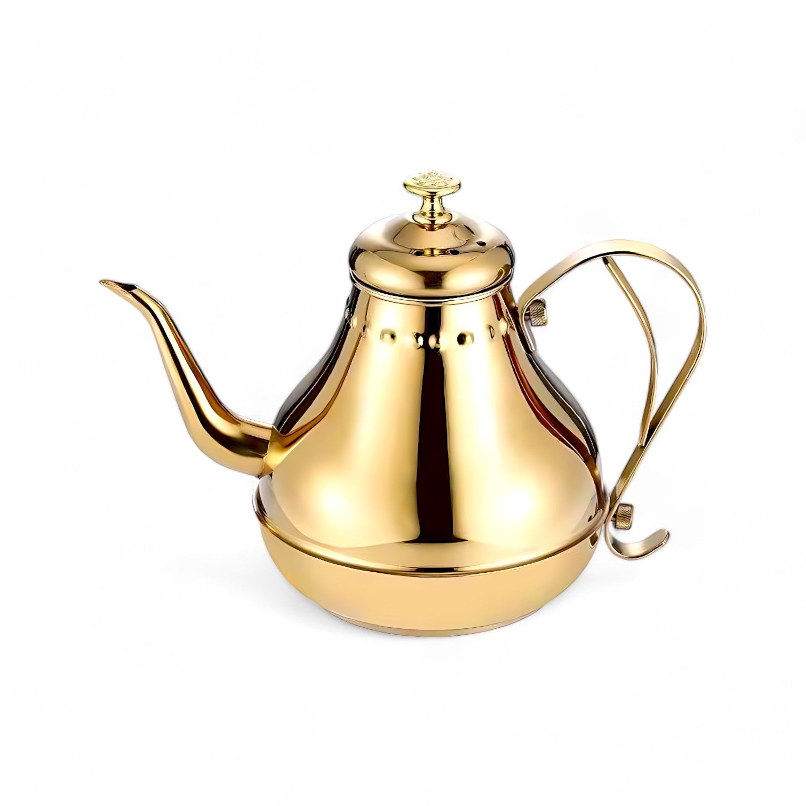 Edelstahl Teekanne Langer Hals