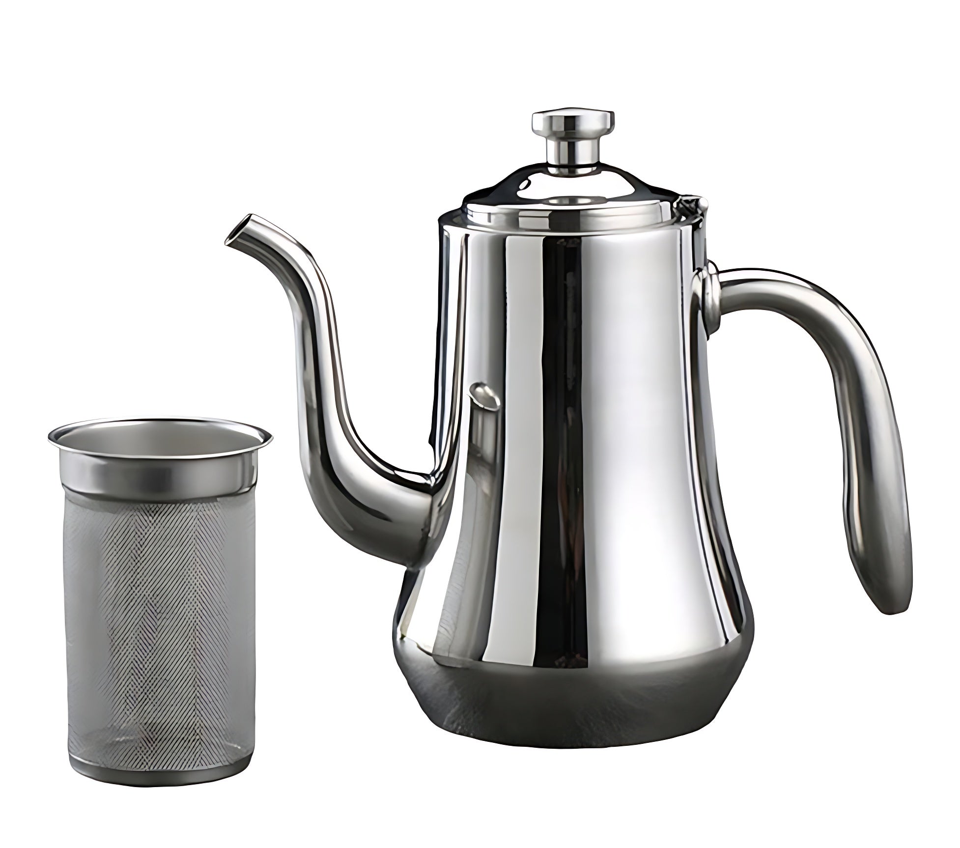 Edelstahl Teekanne Mit Sieb