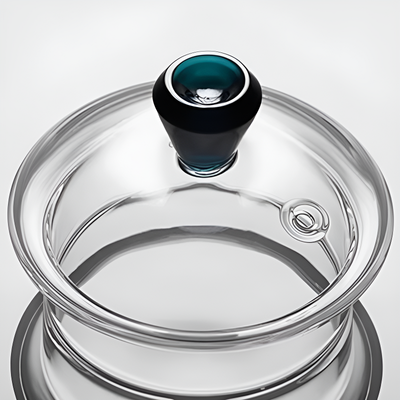 Einfache transparente Teekanne