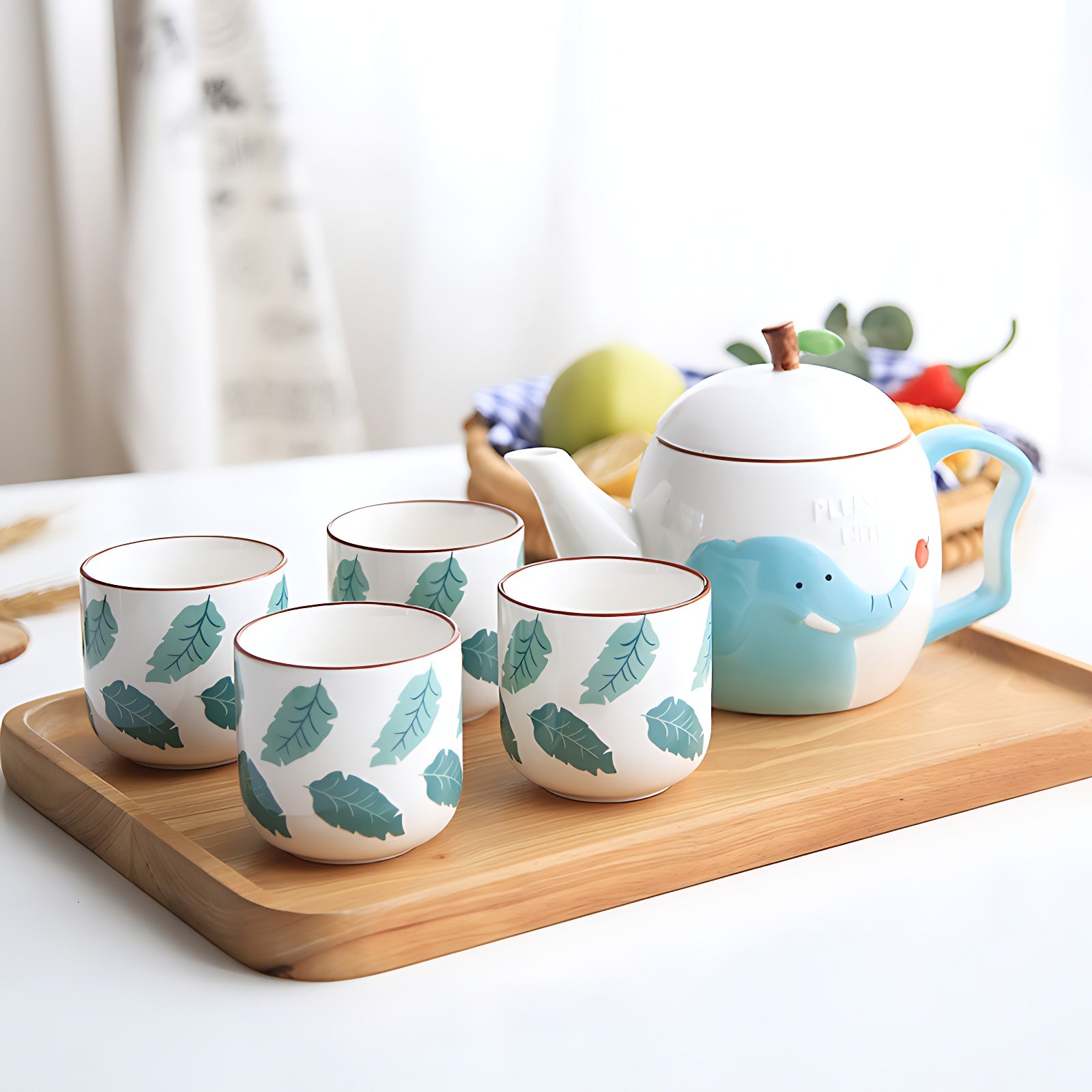 Elefanten Teekanne Mit Tasse