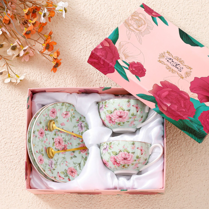 Englische Glas Teekanne