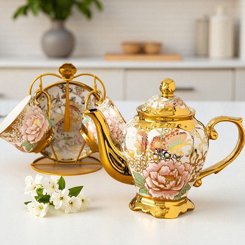 Englische Keramik Teekanne