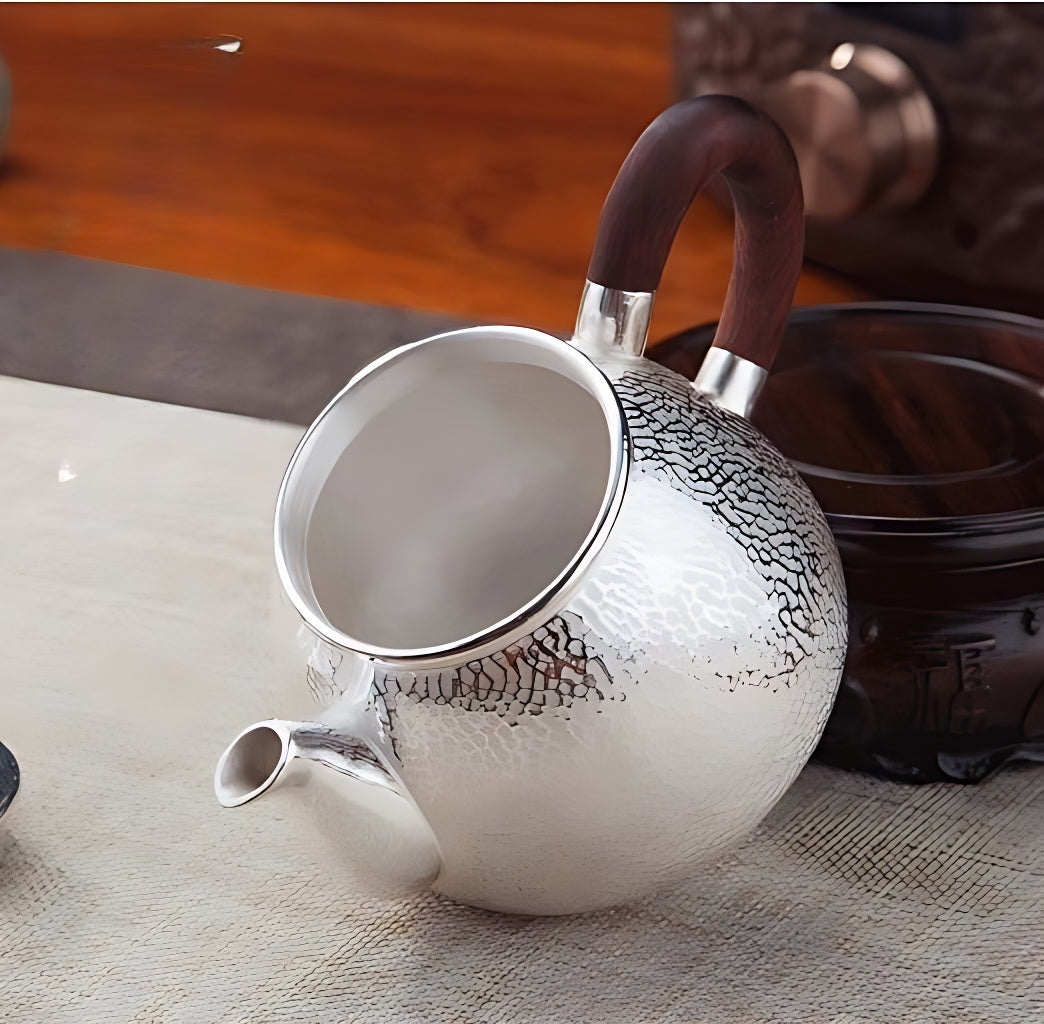 Englische Silber Teekanne