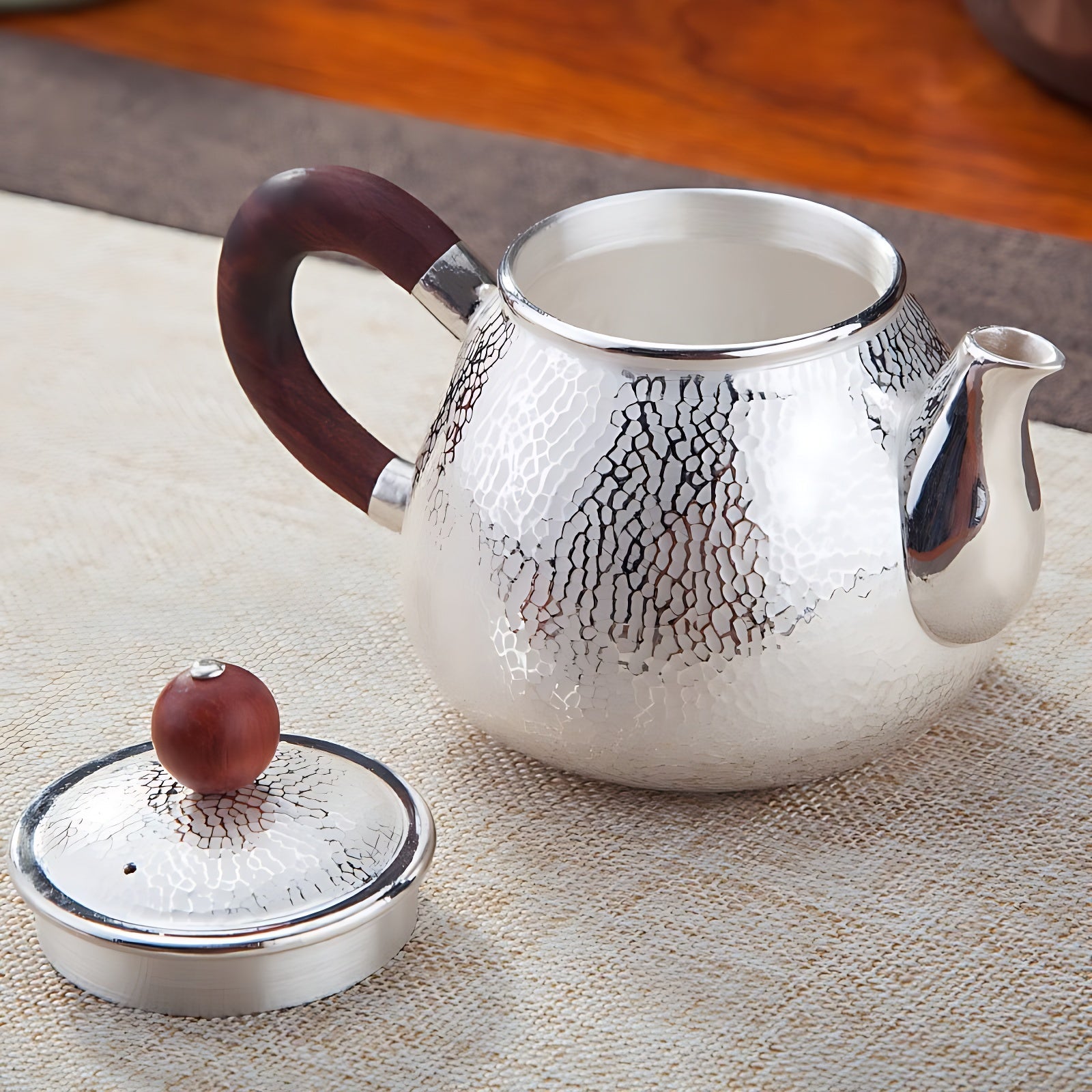 Englische Silber Teekanne