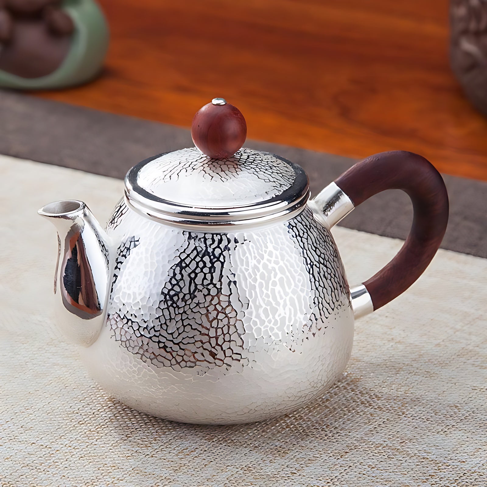 Englische Silber Teekanne