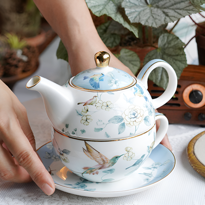 Englische Solitär-Teekanne