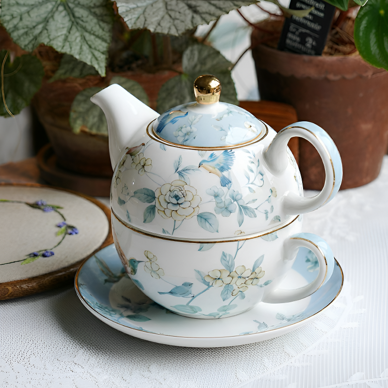 Englische Solitär-Teekanne