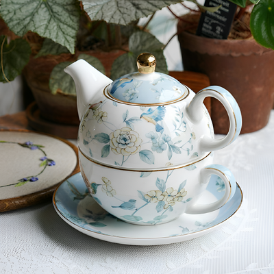 Englische Solitär-Teekanne