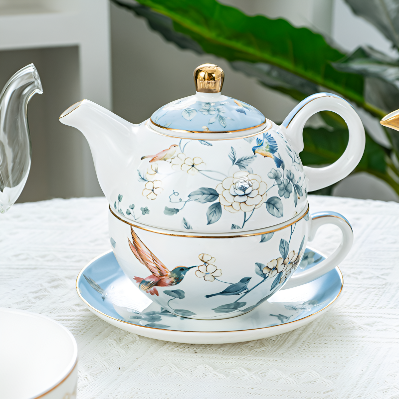 Englische Solitär-Teekanne