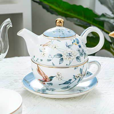 Englische Solitär-Teekanne