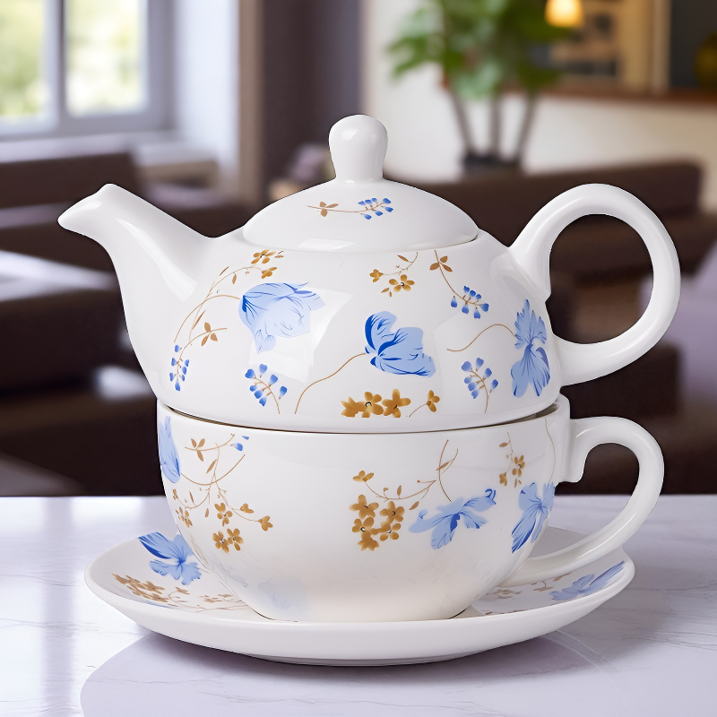 Englische Teekanne Gartendekor