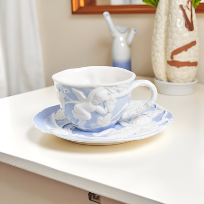 Englische Teekanne romantisches Dekor