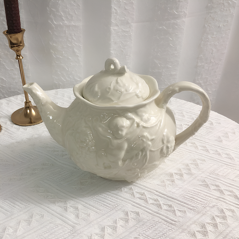 Englische Teekanne romantisches Dekor