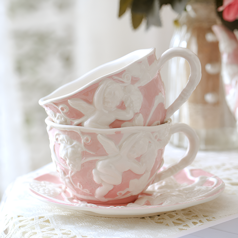 Englische Teekanne romantisches Dekor