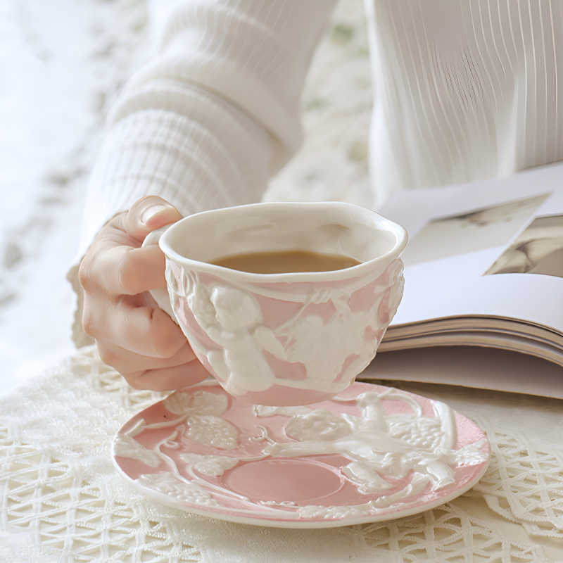 Englische Teekanne romantisches Dekor